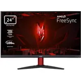 Acer Nitro KG242YE Gaming Monitor 23,8 Zoll (60 cm Bildschirm) Full HD, 100Hz HDMI, 75Hz VGA, 4ms (GTG), 2xHDMI 1.4, VGA, HDMI FreeSync, Schwarz