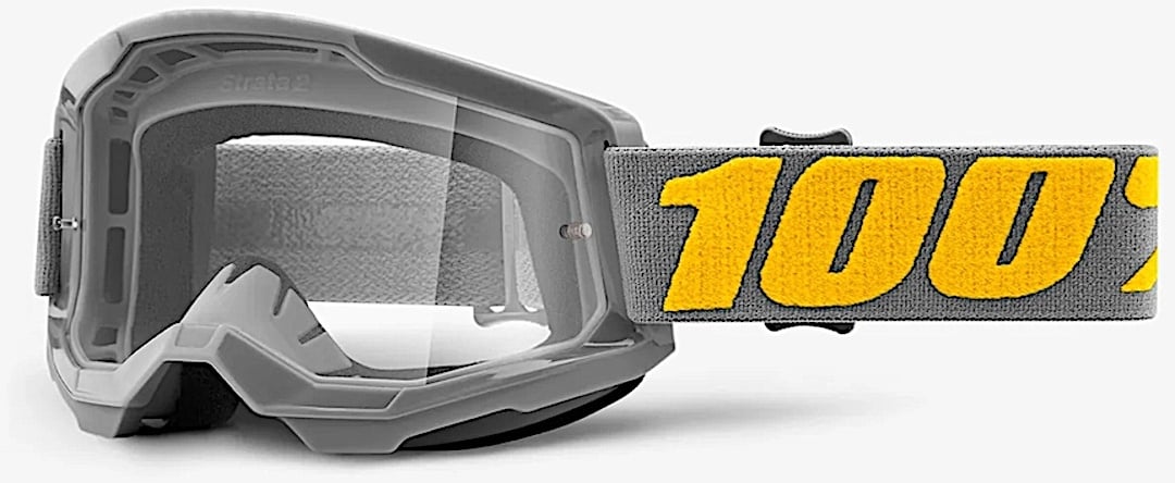 100% Strata 2 Izipizi Motocross Brille, grau für Männer