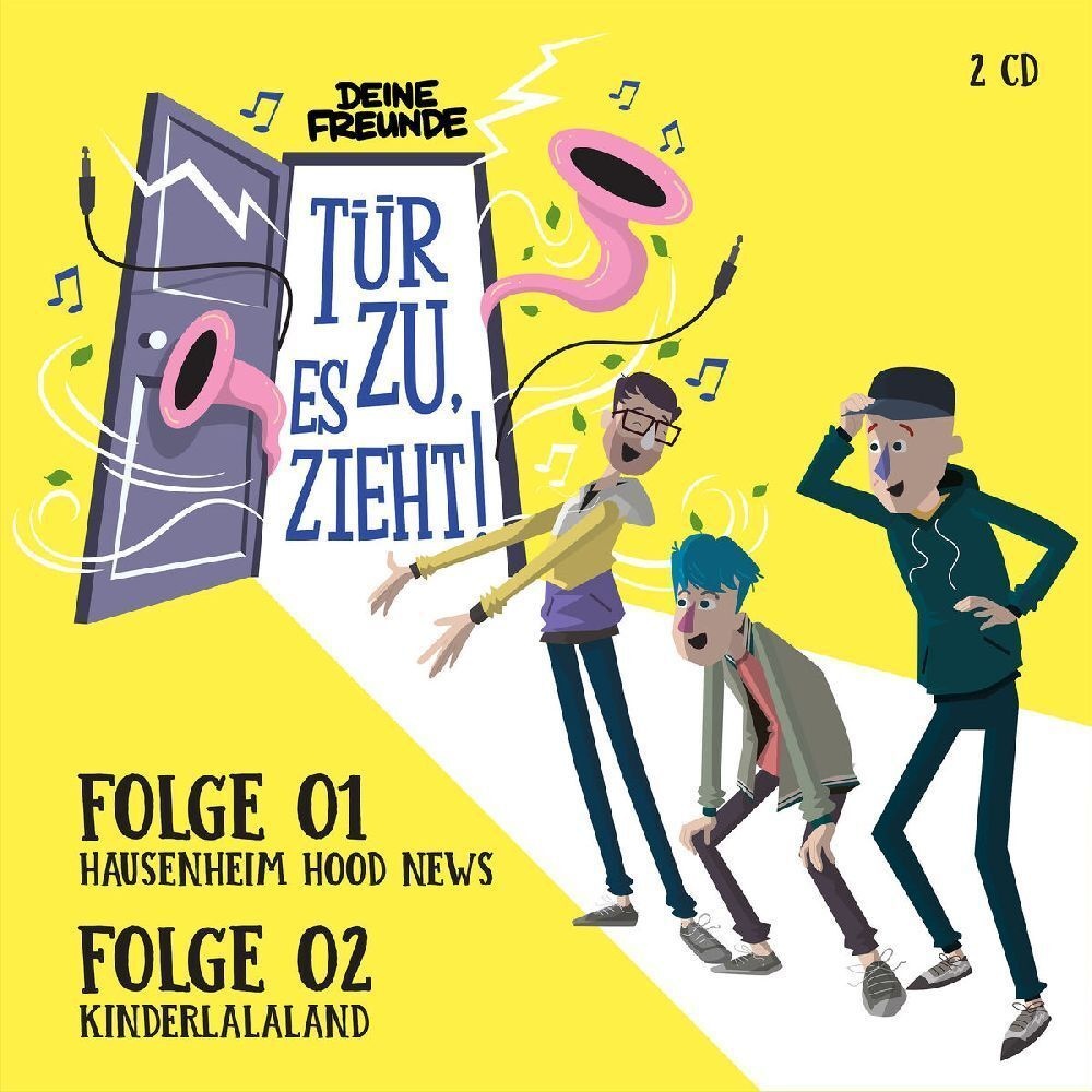 Tür Zu  Es Zieht! 2 Audio-Cd - Deine Freunde (Hörbuch)
