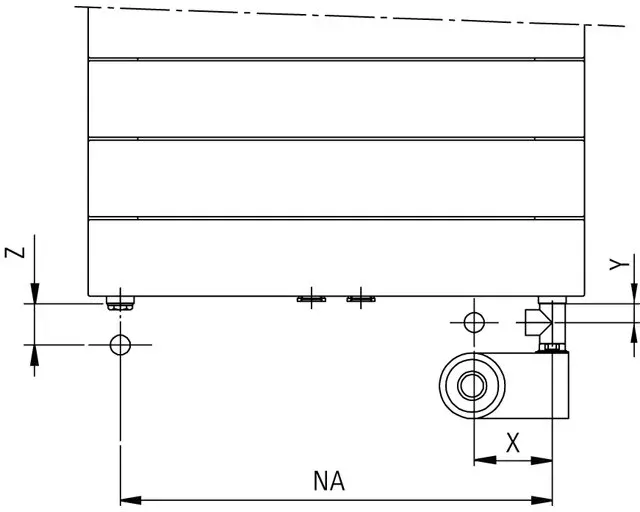 Kermi Tabeo BH1197x101x600mm TBN10120060AMXK