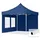 TOOLPORT Faltpavillon Economy 3 x 3 m inkl. 2 Seitenteile blau 59036