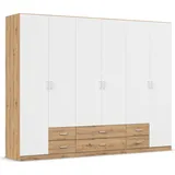 Rauch Drehtürenschrank »Kleiderschrank Schrank Garderobe Wäscheschrank GAMMA in 3 Breiten«, mit 6 Schubladen, in schlichtem Design TOPSELLER MADE IN GERMANY,