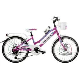 biciclette canellini Kinderfahrrad Mtb 20 Lincy 6V Canellini – 20“ (Fuxia/Hellblau) - Fuchsia