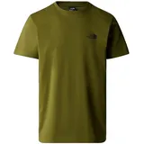 The North Face NF0A87NGPIB S/S Simple T-Shirt Herren Forest Olive Größe XL