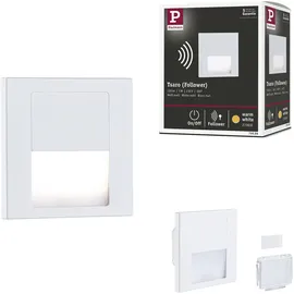 Paulmann Tsaro Wandeinbauleuchte 1 eckig 80x36mm weiß