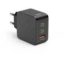 Hama 00201965 Schnellladegerät max. 65W 2xUSB-C 1xUSB-A