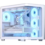 AeroCool P500C-G-WT-v1 Mid-Tower Weiß