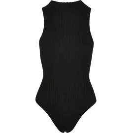 URBAN CLASSICS Ladies Rib Knit Sleevless Body - Schwarz - 5XL