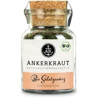 Ankerkraut BIO Salatgewürz Gartenkräuter, für aromatisches Dressing, 80 g im Korkenglas, Dressing mit Geschmack in Bio-Qualität, Salat-Gewürz für zu Hause, Kochen & lecker Essen