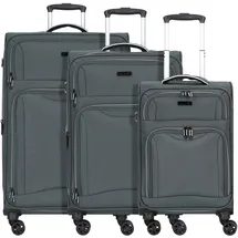 d & n Travel Line 9204 Koffer-Set 3-tlg. grau