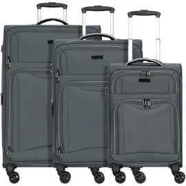 d & n Travel Line 9204 Koffer-Set 3-tlg. grau