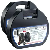 Lescars 2er-Set Schneeketten Größe L für Reifen 215/55 R16 u.v.m.