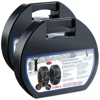 Lescars 2er-Set Schneeketten Größe L für Reifen 215/55 R16 u.v.m.
