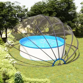 vidaXL Pool-Kuppel 440 x 220 cm transparent