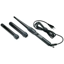 Comair Professionell Multi-Funktion Haar Lockenwickler mit 3 Anbaugeräte, Schwarz