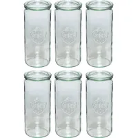 Weck Zylinderform-Glas 1040ml 6er Pack