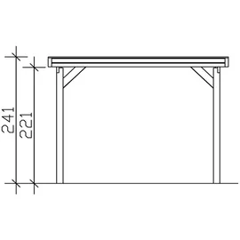 SKANHOLZ Friesland 3,14 x 5,55 cm imprägniert