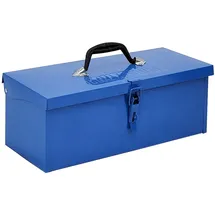 Trutzholm Werkzeugkiste 38x16x12,5cm ca. 7,5 L verschließbares Fach blau