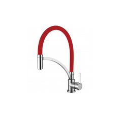 HAK Küchenarmatur SINKS Küchenarmatur, Chrom/Rot Größe 420mm