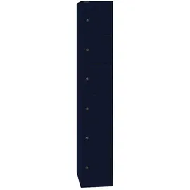 BISLEY Garderobenschrank Metall 30,5 x 45,7 x 180,2 cm blau