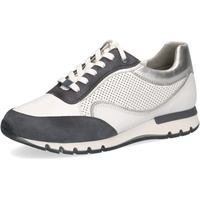 CAPRICE Damen 9-9-23761-28 Sneaker, White/Jeans, 39 EU