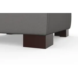 sit&more Hocker SIT & MORE "Luxor", grau, B:60cm H:41cm T:60cm, Luxus-Microfaser ALTARA NUBUCK (100% Polyester);Soft clean (98% Polyester, 2% Polyamid);Struktur fein (100% Polyester), Hocker, Polsterhocker, auch erhältlich in dem besonders leicht mit Wasser zu