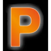 CONACORD Klebebuchstabe P Reflektierend 8 cm Orange