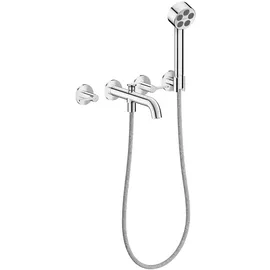 Hansgrohe AXOR One 3-Loch Wannenarmatur Unterputz Chrom