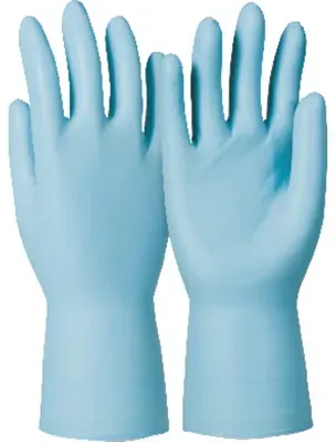 Chemikalienschutzhandschuh Dermatril® P 743, Kat. III, blau, Größe 7 - blau - 7