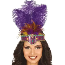 Feder Kopfschmuck Brazil bunt - OS