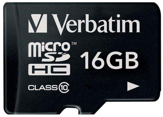 microSDHC Class 10 - 16GB
