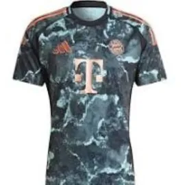 adidas FC Bayern München 24/25 Kids Auswärtstrikot Black 164