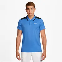 Nike Herren M Nkct Df Advtg Polo, Lt Photo Blue/Black/White, FD5317-435, M