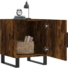 vidaXL Nachtschrank Räuchereiche 40 x 40 x 50 cm Braun