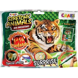 Craze Stretchy Animals Big Predators - Superdehnbare Tierfiguren, Raubtiere zum Sammeln