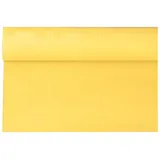Papstar Papiertischtuch mit Damastprägung 6 m x 1,2 m Gelb