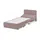 Sofa.de Schlafsessel Etta Stoff 88 x 88 x 96 cm Rosa/Pink mit Schlaffunktion
