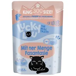 Lucky Lou Nassfutter Katze Adult Geflügel & Fasan 6x300 g