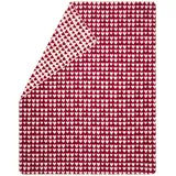 David Fussenegger Fussenegger Kuscheldecke Herzerl Überall 150 x 200 cm Mischgewebe Rot Bordeaux