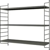 [en.casa] Modulares Wandregal Hängeregal 3er Set 0 x 0 x 0 cm Anthrazitgrau