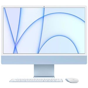 Apple All-in-One-PC iMac 24 M1 (2021) MGPK3D/A, 24 Zoll, Apple M1 3,2 GHz 8-Kern, mit WLAN, blau