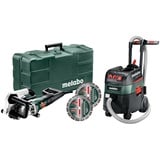 Metabo MFE 40 + Allessauger ASR 35 L ACP Set + 2 Diamant-Trennscheiben Classic UC; Kunststoffkoffer