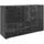 WIMEX Kombikommode 130 x 83 x 40,5 cm Grau / Schwarz