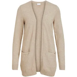 VILA Viril Open Strickjacke Beige S