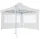Tectake Faltpavillon 3 x 3 m inkl. 4 Seitenteile weiß