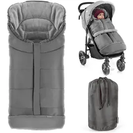zamboo Fußsack für Joie Kinderwagen grau