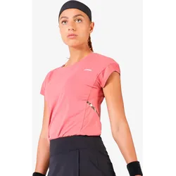 Tennis T-Shirt Damen - Dry 500 rosa M