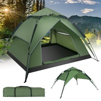 Aomedeelf Camping Zelt 2-3 Personen Pop Up Zelt Doppelschicht Wasserdicht & Winddichte Kuppelzelt mit Abnehmbarer Wurfzelt für Trekking, Familien,Camping