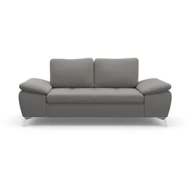 sit&more 2-Sitzer SIT & MORE "Latigo", grau, B:191cm T:90cm, Sofas, mit hochwertigen Metallfüßen