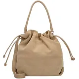 hey marly Cool Companion Schultertasche Leder Beige